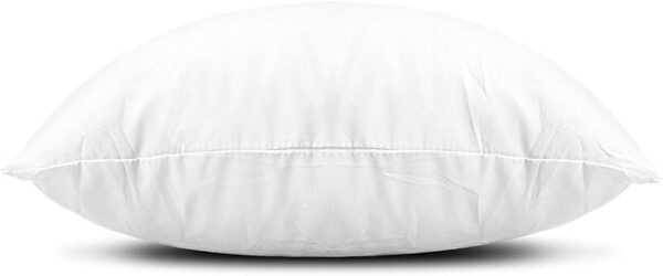 Throw Pillow Inserts, Set of 4 Lightweight Down Alternative Polyester Pillow, Couch Cushion, Sham Stuffer, Machine Washable. (White, 18x18) - Image 2